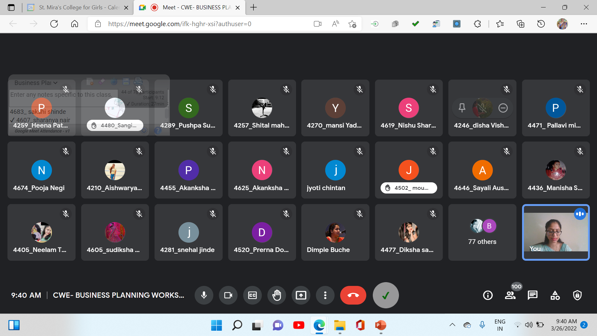 CWE (IIC- Self Driven Activity) Business Planning Workshop